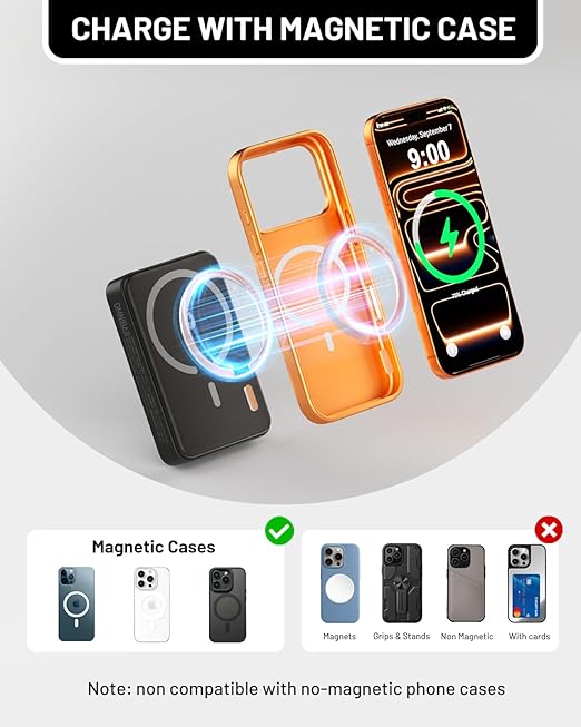 Virexa™ MagSnap Power Bank (10,000mAh)