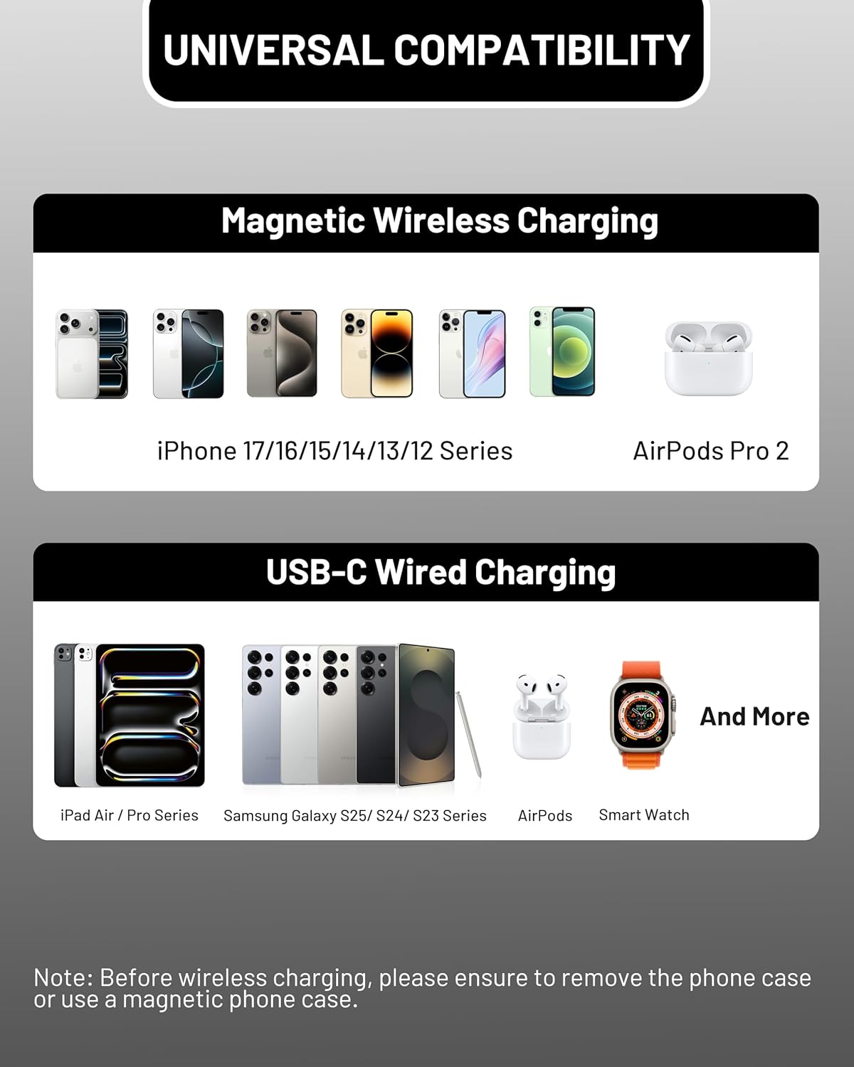 Virexa™ MagSnap Power Bank (10,000mAh)