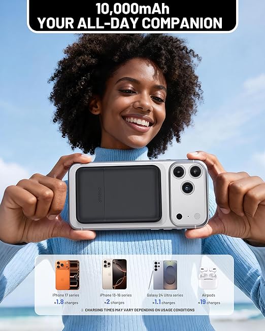 Virexa™ MagSnap Power Bank (10,000mAh)